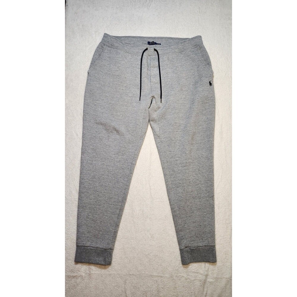 Polo Ralph Lauren Gray Jogger Sweat Pants Mens XXL Activewear Drawstring